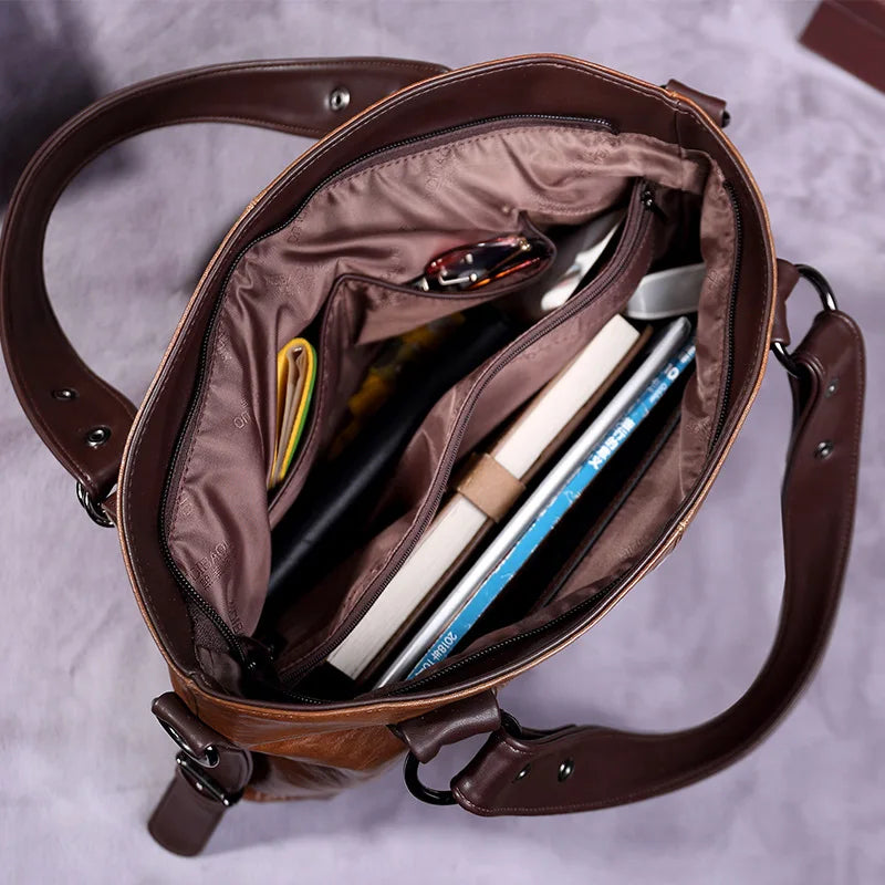Sac à Main Féminin en Cuir Véritable - Juvenil Vintage